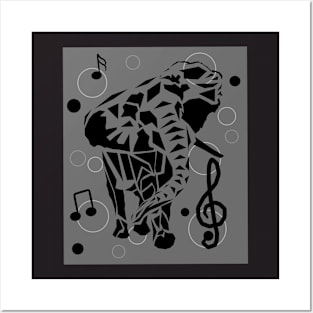 "Musical Elephant Harmony" Posters and Art